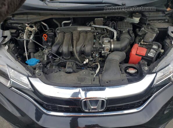 3HGGK5H4XKM705550 2019 HONDA FIT Black Rear interior view