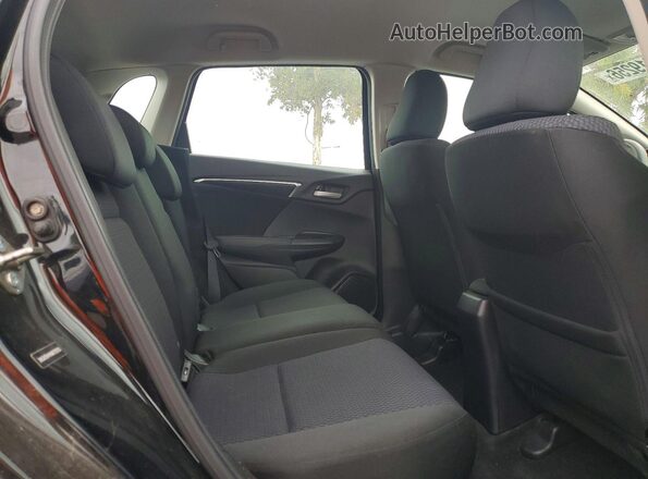 3HGGK5H4XKM705550 2019 HONDA FIT Black Rear seats view