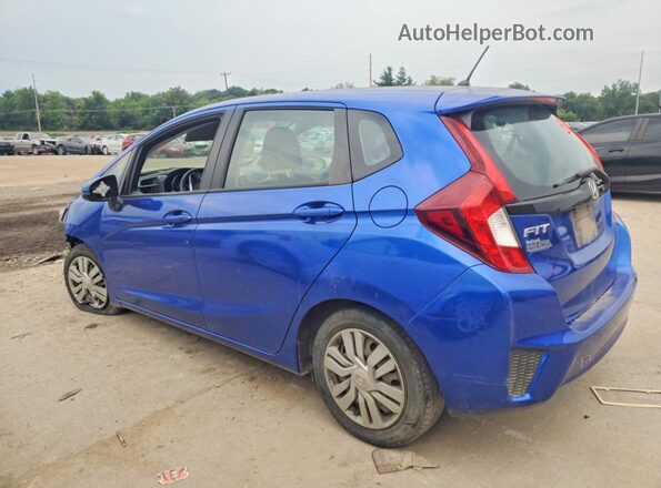 3HGGK5H57HM706883 2017 HONDA FIT Синий Задняя левая четверть