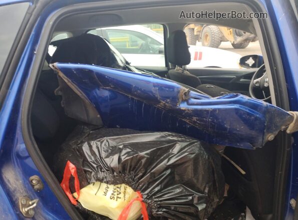 3HGGK5H57HM706883 2017 HONDA FIT Синий Вид задних сидений