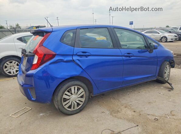 3HGGK5H57HM706883 2017 HONDA FIT Синий Задняя правая четверть