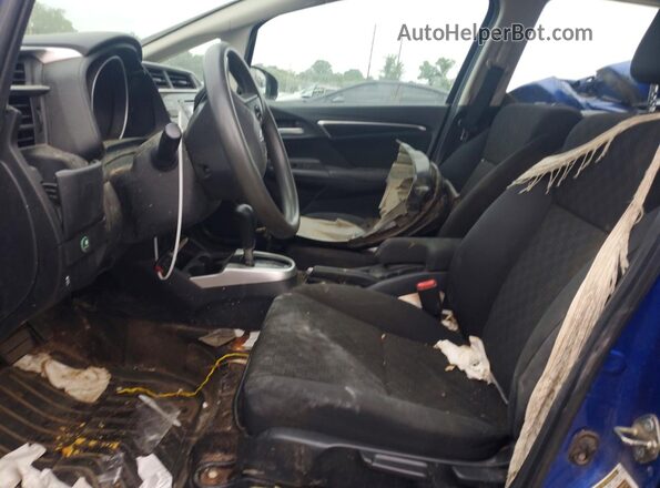 3HGGK5H57HM706883 2017 HONDA FIT Синий Вид салона спереди