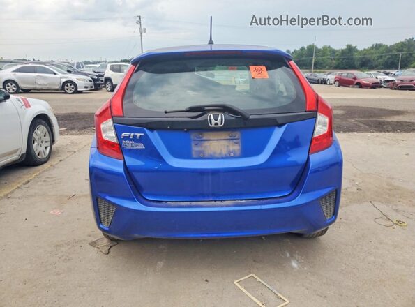 3HGGK5H57HM706883 2017 HONDA FIT Синий Вид сзади