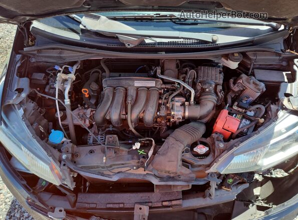 3HGGK5H58HM712336 2017 HONDA FIT Black Вид задньої частини салону