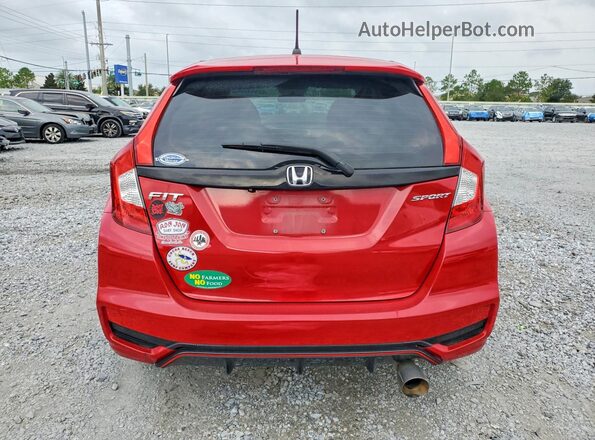 3HGGK5H61LM714947 2020 HONDA FIT Red Widok z tyłu