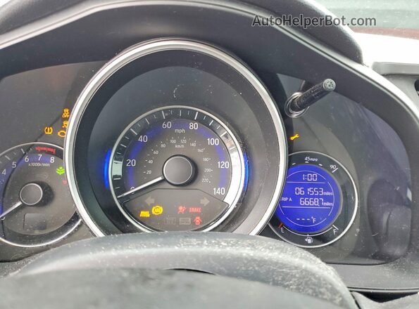 3HGGK5H61LM714947 2020 HONDA FIT Red Widok zestawu wskaźników