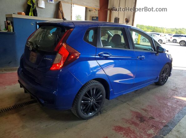 3HGGK5H62JM707728 2018 HONDA FIT Синий Задняя правая четверть