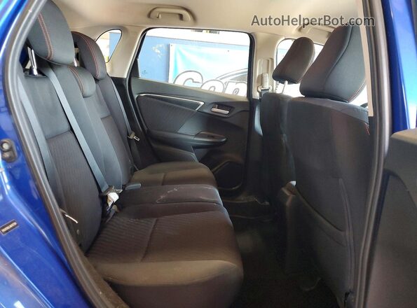 3HGGK5H62JM707728 2018 HONDA FIT Синий Вид задних сидений