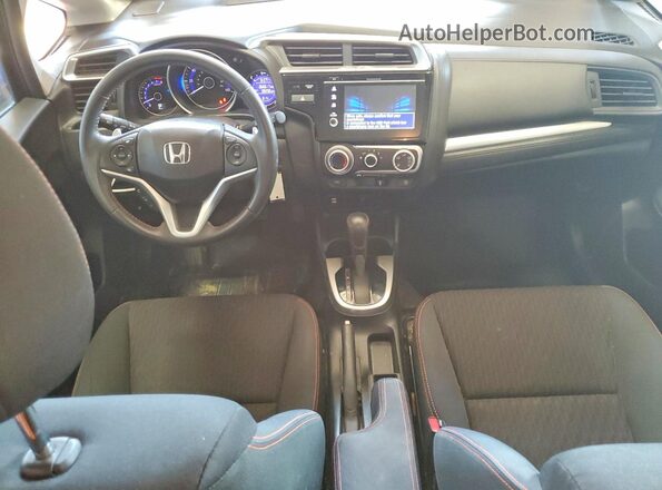 3HGGK5H62JM707728 2018 HONDA FIT Синий Вид панели приборов
