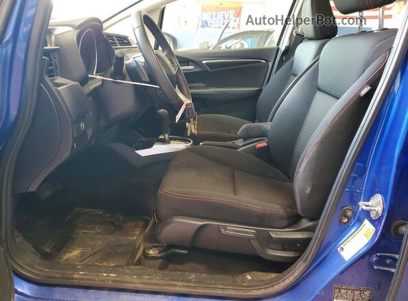 3HGGK5H62JM707728 2018 HONDA FIT Синий Вид салона спереди