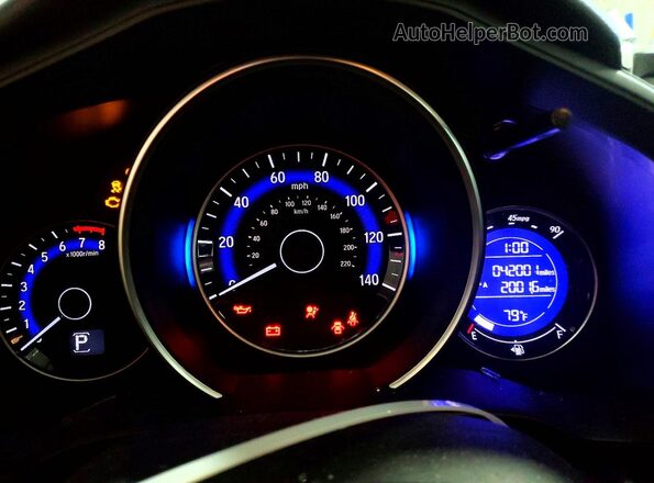 3HGGK5H62LM707005 2020 HONDA FIT Silver Вид щитка приладів