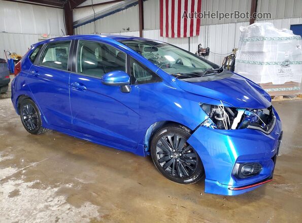 3HGGK5H65KM749344 2019 HONDA FIT Blue წინა მარჯვენა