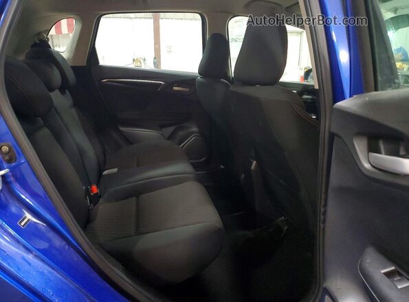 3HGGK5H65KM749344 2019 HONDA FIT Blue უკანა სალონის ხედი