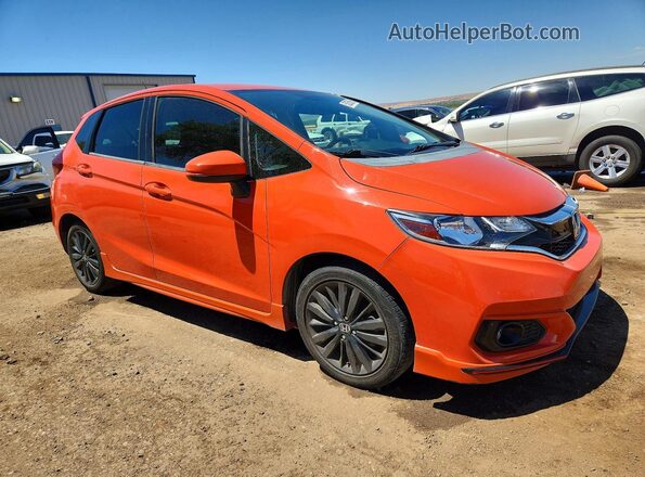 3HGGK5H68JM708270 2018 HONDA FIT Оранжевый Передняя правая четверть
