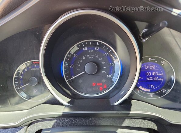 3HGGK5H68JM708270 2018 HONDA FIT Оранжевый Вид щитка приборов