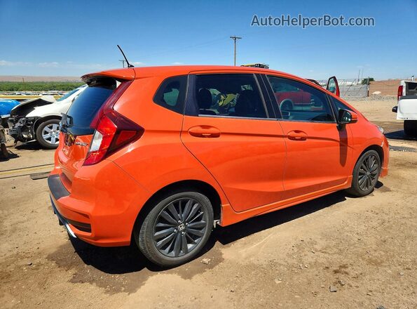 3HGGK5H68JM708270 2018 HONDA FIT Оранжевый Задняя правая четверть