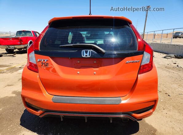 3HGGK5H68JM708270 2018 HONDA FIT Оранжевый Вид сзади