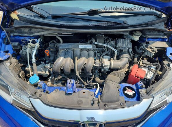 3HGGK5H68JM716692 2018 HONDA FIT Синий Вид задней части салона
