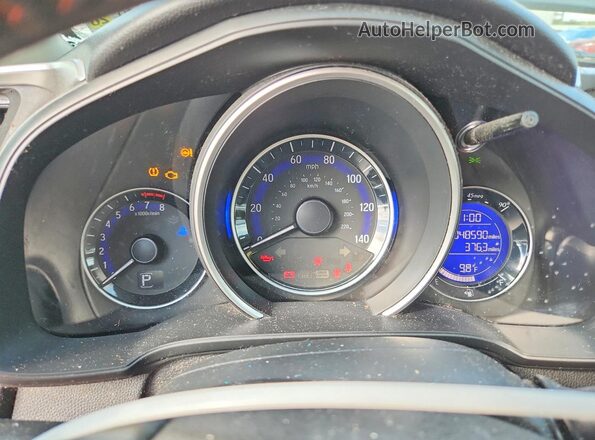 3HGGK5H69JM724817 2018 HONDA FIT Blue ხელსაწყოთა პანელის ხედი