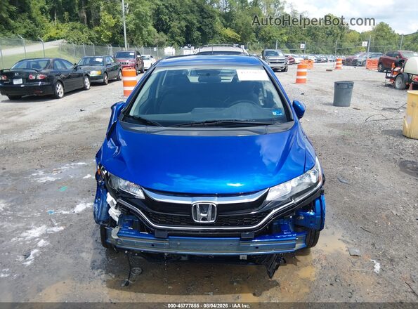 3HGGK5H6XJM722638 2018 HONDA FIT Синий Вид задней части салона