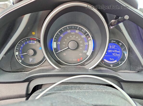 3HGGK5H74HM704560 2017 HONDA FIT Gray Vista del cuadro de instrumentos