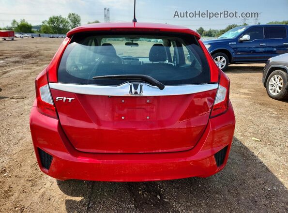 3HGGK5H76HM710084 2017 HONDA FIT Red Вид ззаду