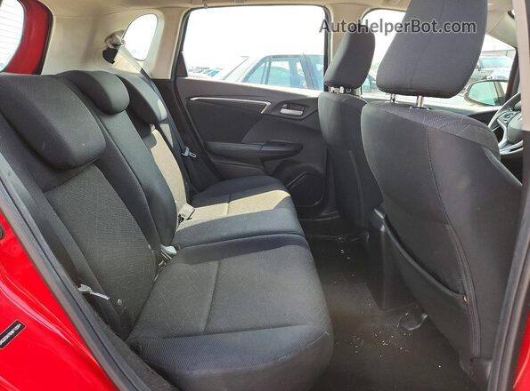 3HGGK5H76HM710084 2017 HONDA FIT Red Вид задніх сидінь