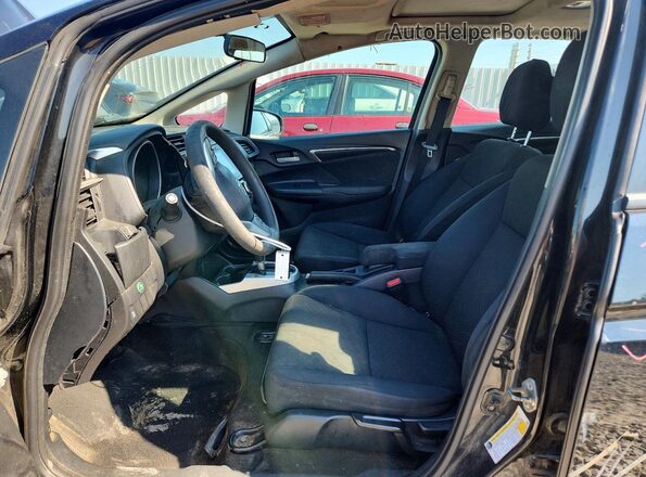 3HGGK5H78HM714315 2017 HONDA FIT Black Front interior view