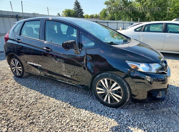 3HGGK5H78HM714315 2017 HONDA FIT Black Front right