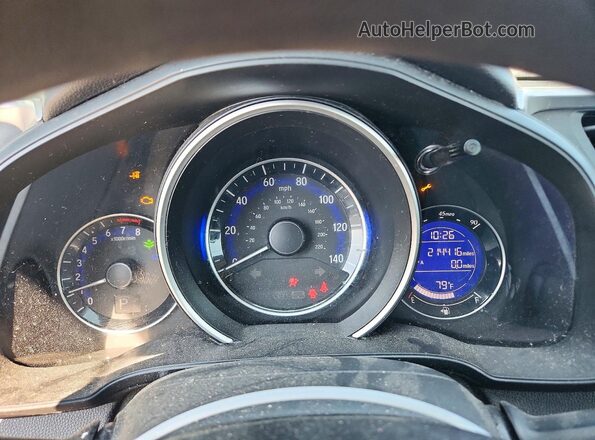 3HGGK5H78HM714315 2017 HONDA FIT Black Instrument cluster view