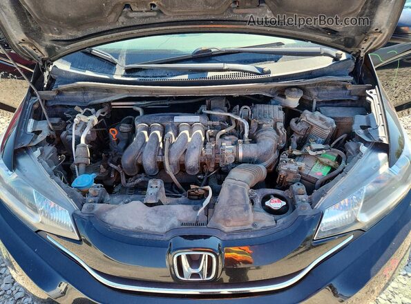 3HGGK5H78HM714315 2017 HONDA FIT Black Rear interior view