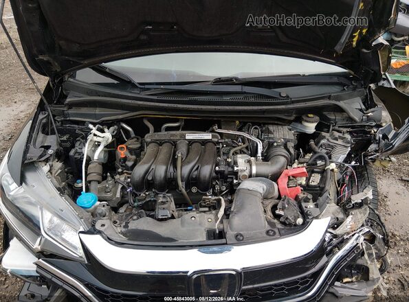 3HGGK5H81KM748824 2019 HONDA FIT Black Вид ззаду