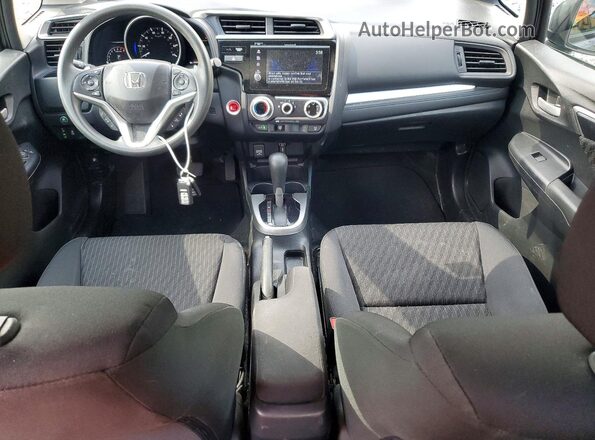 3HGGK5H82KM735094 2019 HONDA FIT Gray Widok deski rozdzielczej
