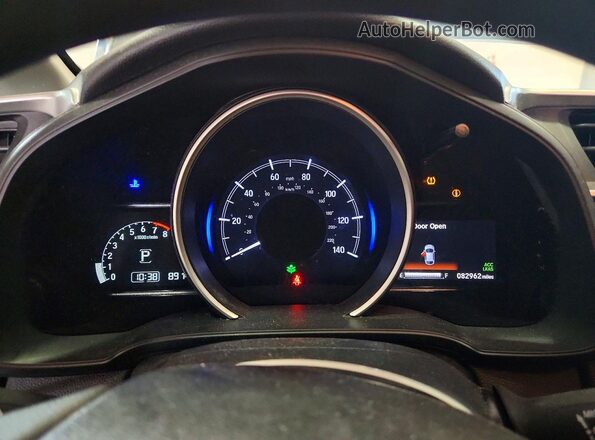 3HGGK5H83KM720135 2019 HONDA FIT Gray Սարքավորումների վահանակի տեսք
