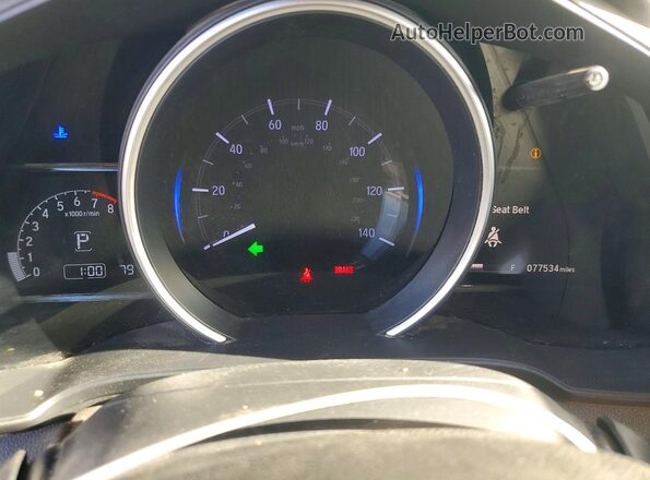 3HGGK5H84KM712450 2019 HONDA FIT Silver ხელსაწყოთა პანელის ხედი