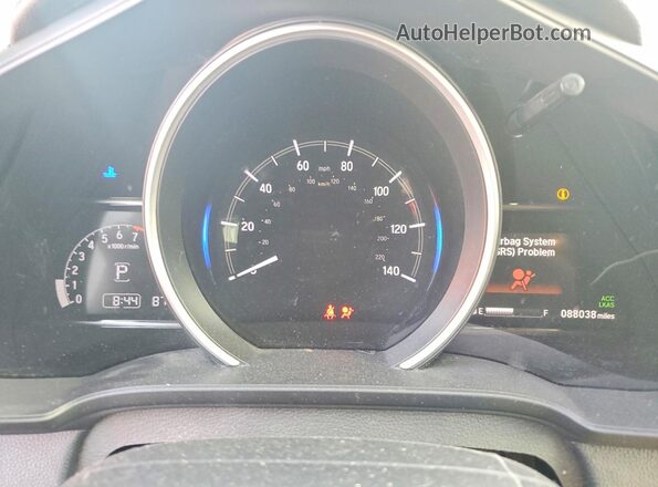 3HGGK5H84KM729975 2019 HONDA FIT Silver Instrument cluster view
