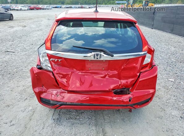 3HGGK5H84LM729928 2020 HONDA FIT Red უკანა ხედი