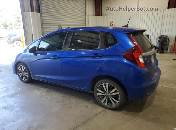 3HGGK5H85KM725059 2019 HONDA FIT Blue Rear left