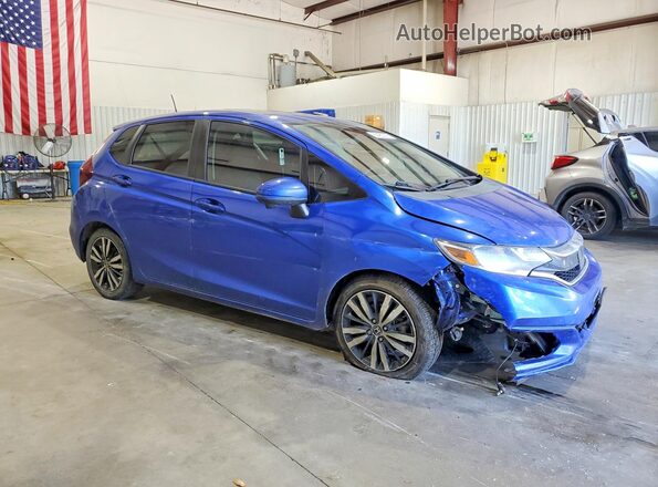 3HGGK5H85KM725059 2019 HONDA FIT Blue Front right