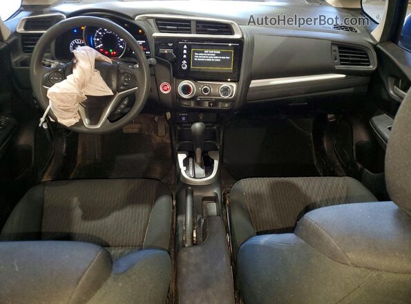 3HGGK5H85KM725059 2019 HONDA FIT Blue Dashboard view