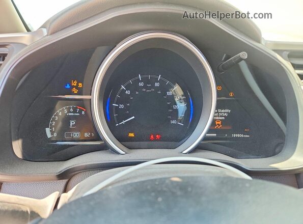 3HGGK5H85LM730117 2020 HONDA FIT Gray Вид щитка приладів