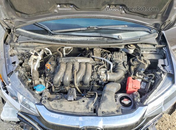 3HGGK5H86KM742033 2019 HONDA FIT Gray Rear interior view