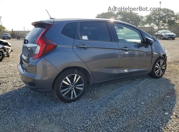 3HGGK5H86KM742033 2019 HONDA FIT Gray Rear right