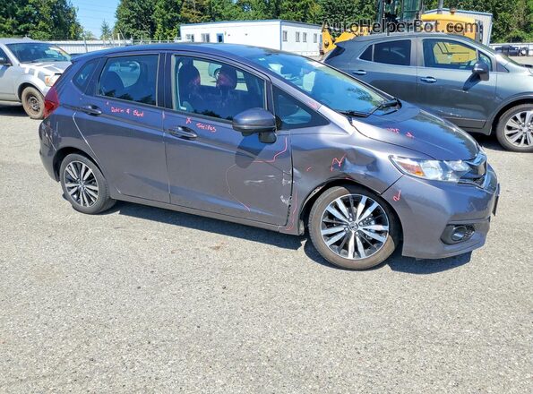 3HGGK5H86LM724049 2020 HONDA FIT Серый Передняя правая четверть