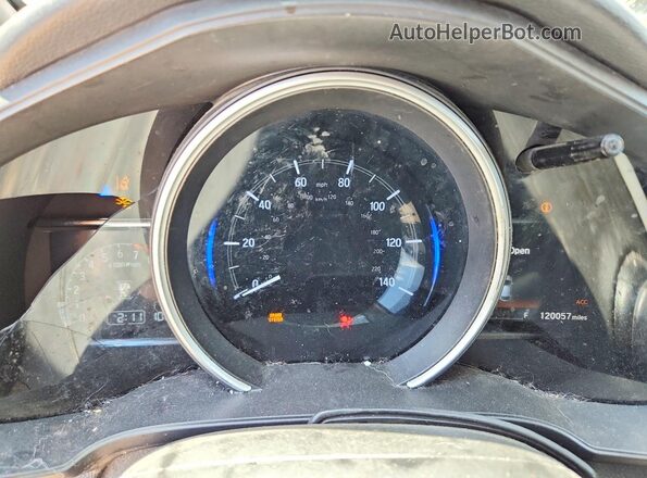 3HGGK5H87JM715454 2018 HONDA FIT Orange Vista del cuadro de instrumentos