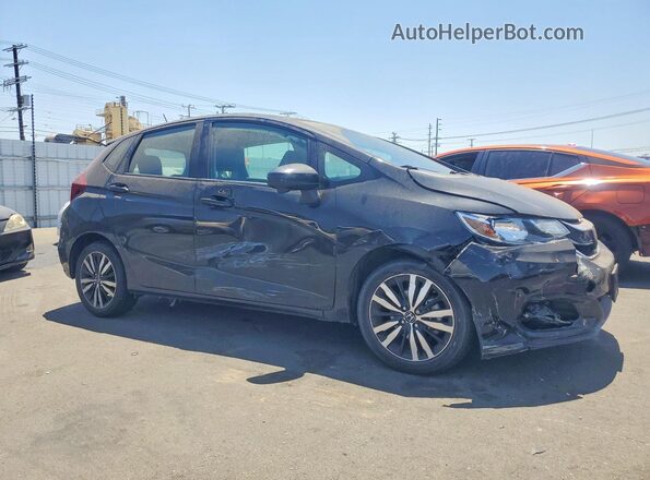 3HGGK5H87KM746057 2019 HONDA FIT Black Front right