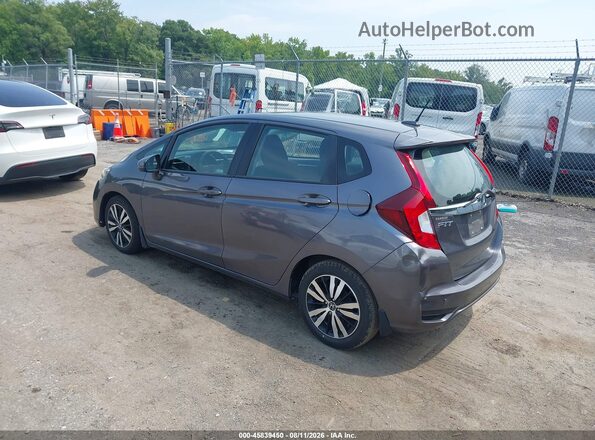 3HGGK5H88KM718042 2019 HONDA FIT Gray Rear left