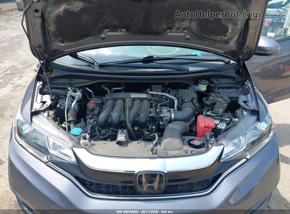 3HGGK5H88KM718042 2019 HONDA FIT Gray Rear view