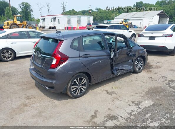 3HGGK5H88KM718042 2019 HONDA FIT Gray Rear right
