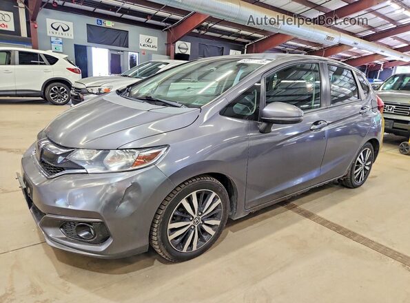 3HGGK5H89JM709106 2018 HONDA FIT Gray Հետևի ձախ